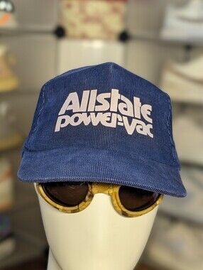 Allstate Power-Vac Vintage Corduroy Hat (OS)
